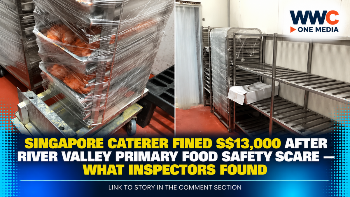 Singapore Caterer Fined S$13,000 After River Valley Primary Food Safety Scare — What Inspectors Found