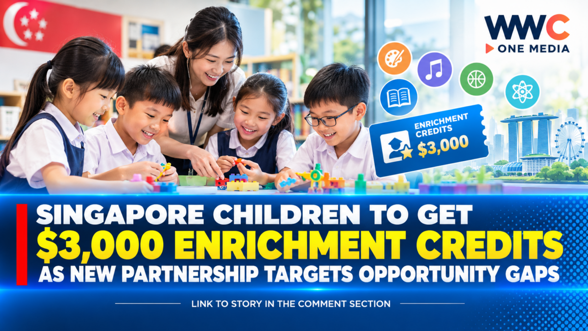 Singapore Children to Get $3,000 Enrichment Credits as New Partnership Targets Opportunity Gaps