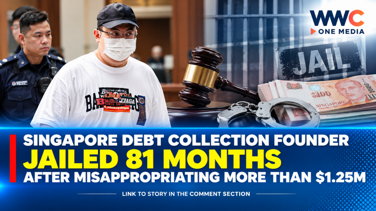 Singapore Debt Collection Founder Jailed 81 Months After Misappropriating More Than $1.25M