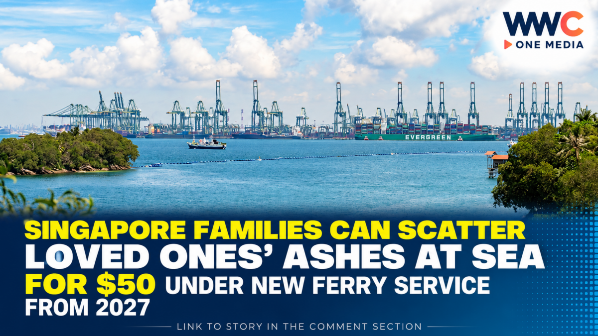Singapore Families Can Scatter Loved Ones’ Ashes at Sea for $50 Under New Ferry Service From 2027