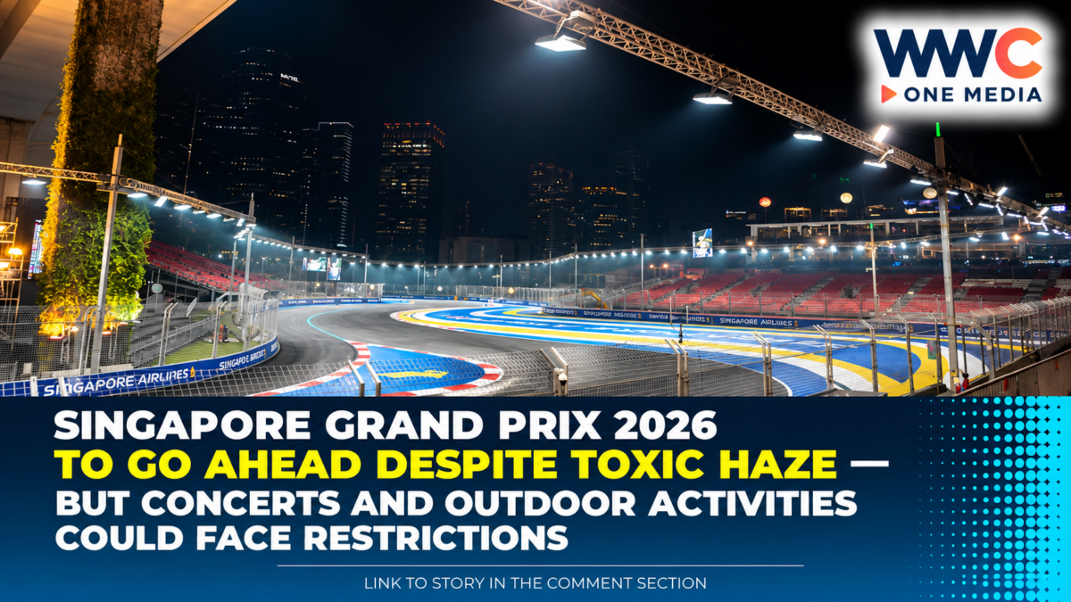 Singapore Grand Prix 2026 to Go Ahead Despite Toxic Haze — But Concerts and Outdoor Activities Could Face Restrictions
