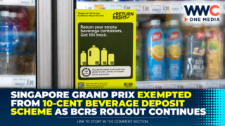 Singapore Grand Prix Exempted From 10-Cent Beverage Deposit Scheme as BCRS Rollout Continues