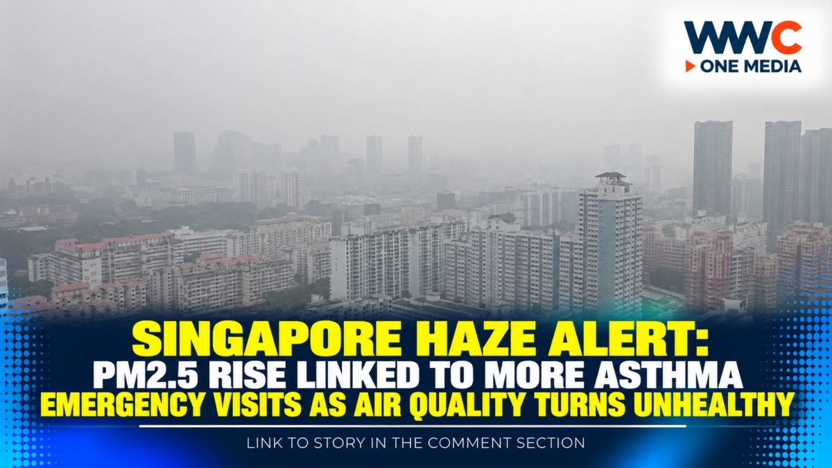 Singapore Haze Alert: PM2.5 Rise Linked to More Asthma Emergency Visits as Air Quality Turns Unhealthy