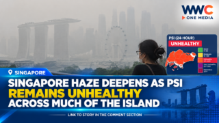 Singapore Haze Deepens as PSI Remains Unhealthy Across Much of the Island