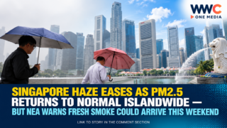 Singapore Haze Eases as PM2.5 Returns to Normal Islandwide — But NEA Warns Fresh Smoke Could Arrive This Weekend