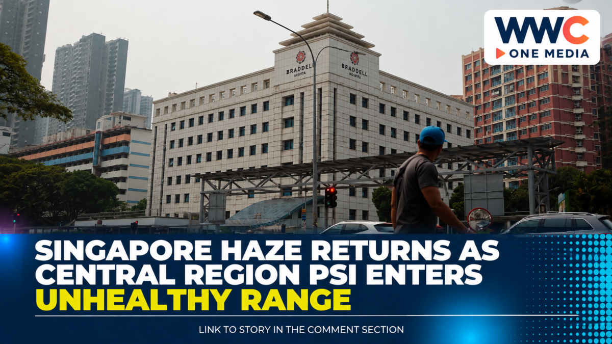 Singapore Haze Returns as Central Region PSI Enters Unhealthy Range