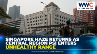Singapore Haze Returns as Central Region PSI Enters Unhealthy Range