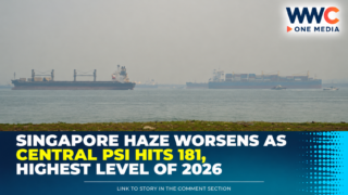 Singapore Haze Worsens as Central PSI Hits 181, Highest Level of 2026