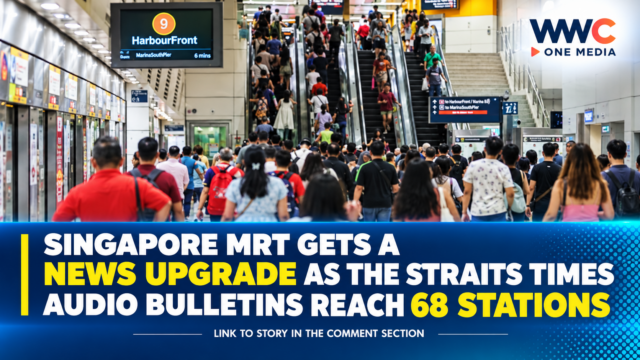 Singapore MRT Gets a News Upgrade as The Straits Times Audio Bulletins Reach 68 Stations