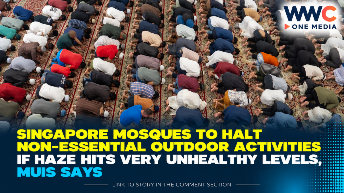 Singapore Mosques to Halt Non-Essential Outdoor Activities if Haze Hits Very Unhealthy Levels, MUIS Says