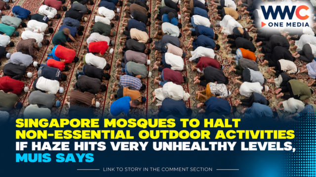 Singapore Mosques to Halt Non-Essential Outdoor Activities if Haze Hits Very Unhealthy Levels, MUIS Says
