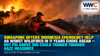 Singapore Offers Indonesia Emergency Help as Worst Wildfires in 11 Years Choke ASEAN — But PSI Above 200 Could Trigger Tougher Haze Measures