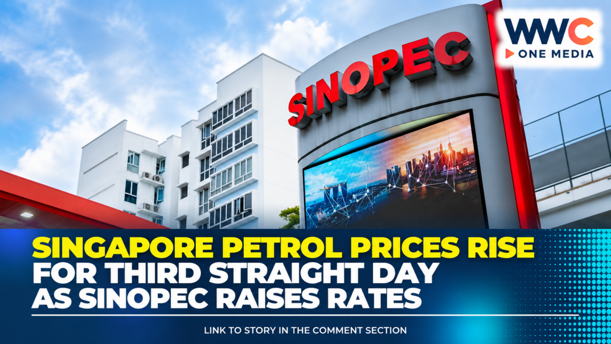 Singapore Petrol Prices Rise for Third Straight Day as Sinopec Raises Rates