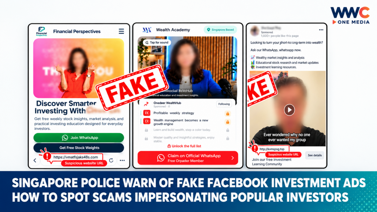 Singapore Police Warn of Fake Facebook Investment Ads Impersonating Popular Investors: How to Spot the Scam