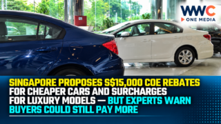 Singapore Proposes S$15,000 COE Rebates for Cheaper Cars and Surcharges for Luxury Models — But Experts Warn Buyers Could Still Pay More