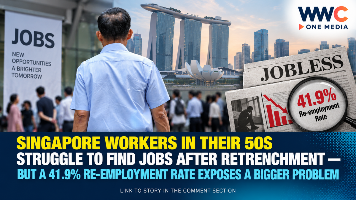 Singapore Workers in Their 50s Struggle to Find Jobs After Retrenchment — But a 41.9% Re-employment Rate Exposes a Bigger Problem