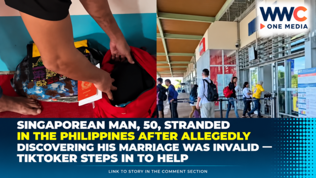 Singaporean Man, 50, Stranded in the Philippines After Allegedly Discovering His Marriage Was Invalid — TikToker Steps In to Help