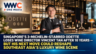 Singapore’s 3-Michelin-Starred Odette Loses Wine Director Vincent Tan After 10 Years — But His Next Move Could Reshape Southeast Asia’s Luxury Wine Scene