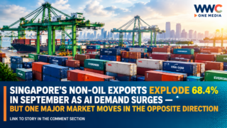Singapore’s Non-Oil Exports Explode 68.4% in September as AI Demand Surges — But One Major Market Moves in the Opposite Direction