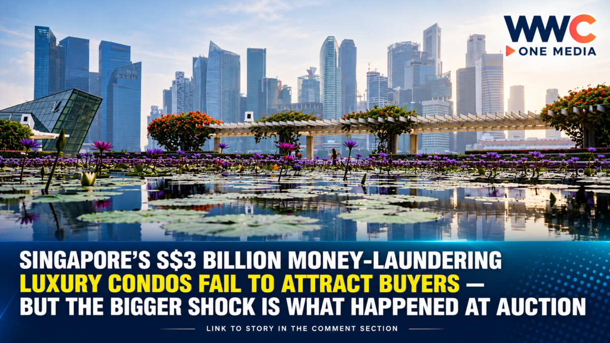 Singapore’s S$3 Billion Money-Laundering Luxury Condos Fail to Attract Buyers — But the Bigger Shock Is What Happened at Auction
