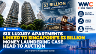 Six Luxury Apartments Linked to Singapore’s $3 Billion Money Laundering Case Head to Auction