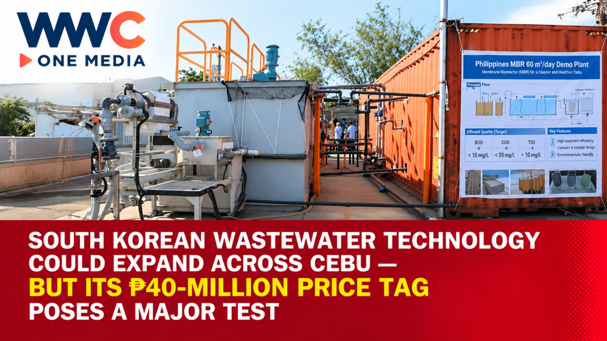 South Korean Wastewater Technology Could Expand Across Cebu — But Its ₱40-Million Price Tag Poses a Major Test