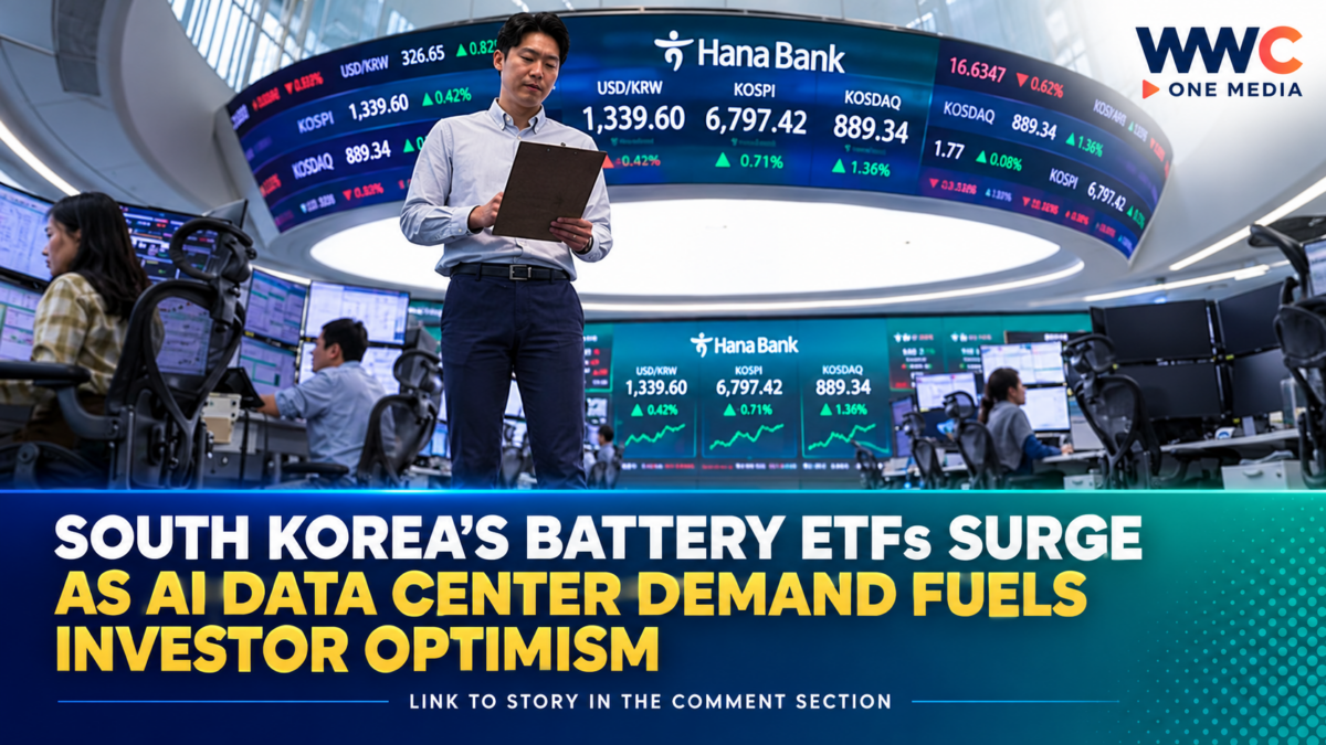 South Korea’s Battery ETFs Surge as AI Data Center Demand Fuels Investor Optimism