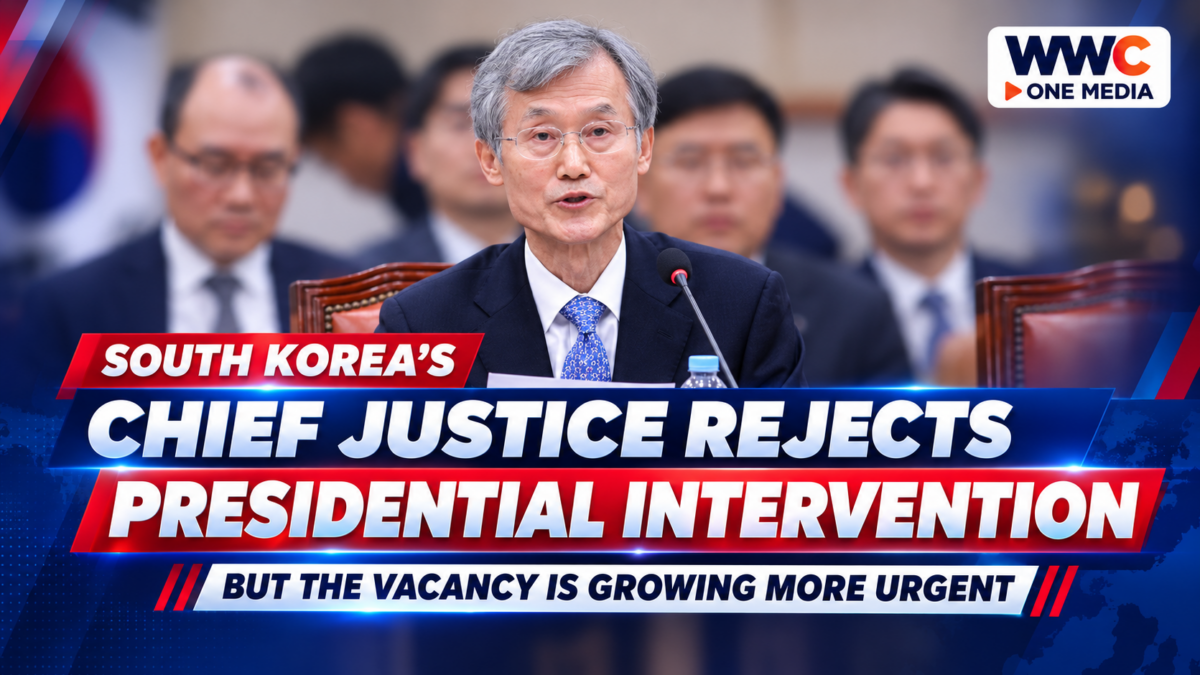 South Korea’s Chief Justice Rejects Presidential Intervention in Supreme Court Nomination — But the Vacancy Is Growing More Urgent