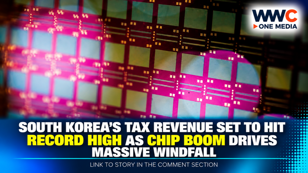 South Korea’s Tax Revenue Set to Hit Record High as Chip Boom Drives Massive Windfall