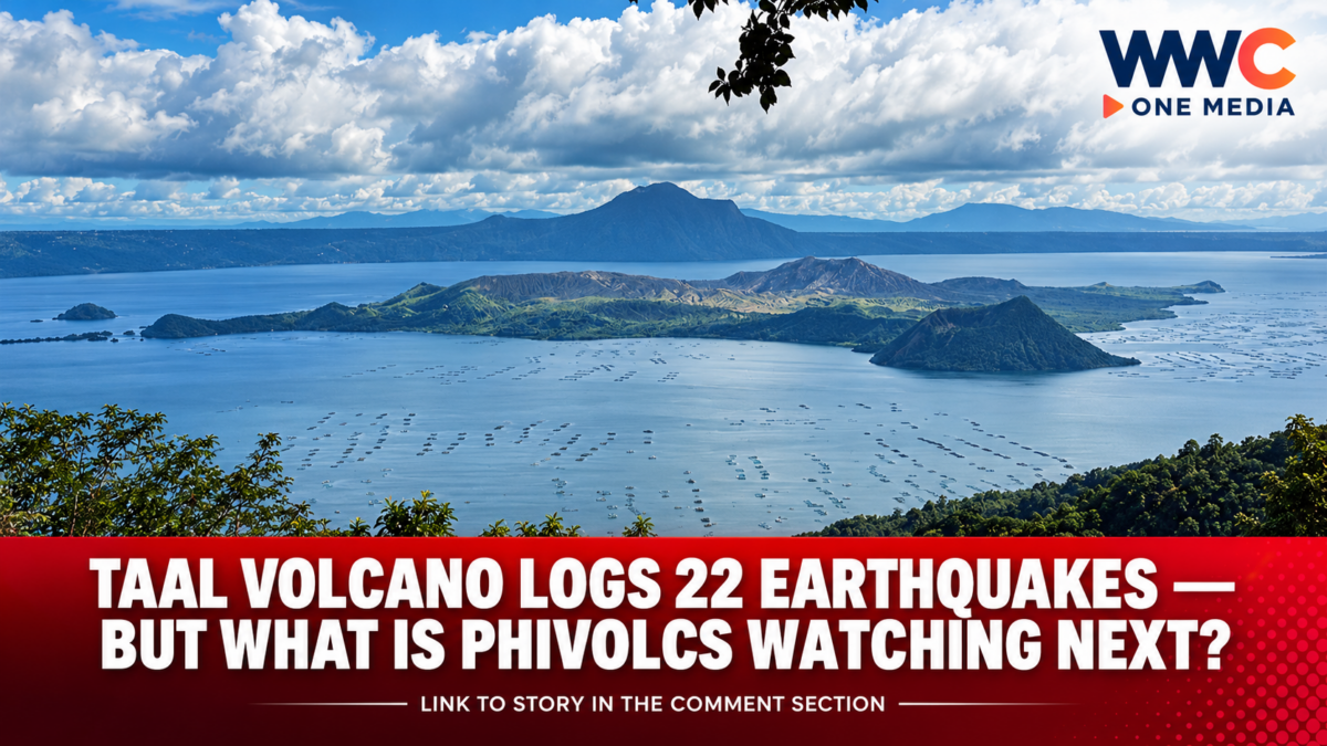 Taal Volcano Logs 22 Earthquakes — But What Is PHIVOLCS Watching Next?