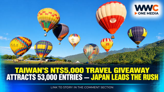 Taiwan’s NT$5,000 Travel Giveaway Attracts 53,000 Entries — Japan Leads the Rush