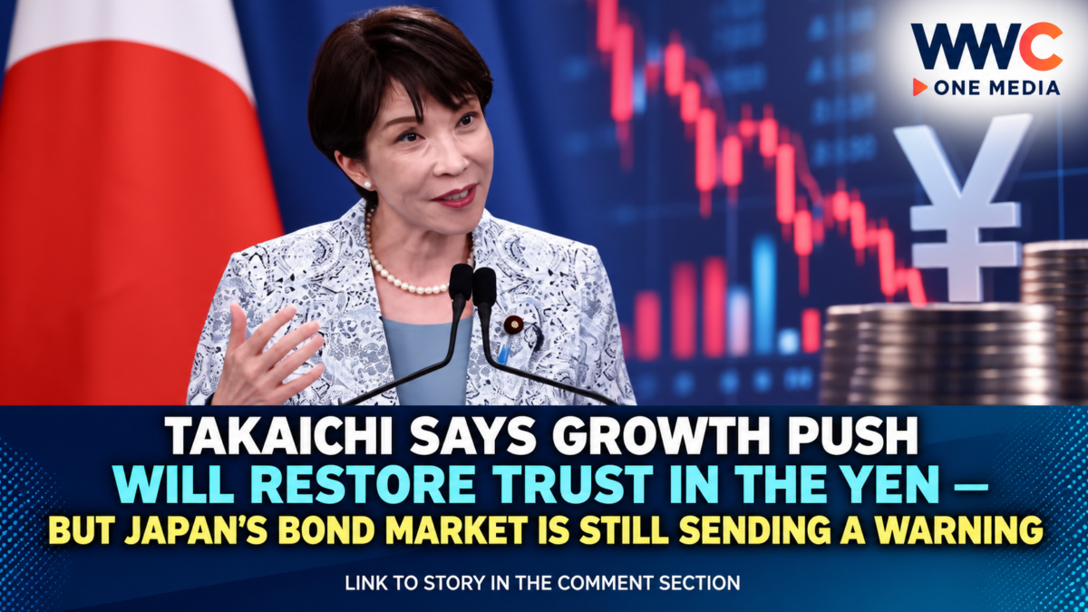 Takaichi Says Growth Push Will Restore Trust in the Yen — But Japan’s Bond Market Is Still Sending a Warning