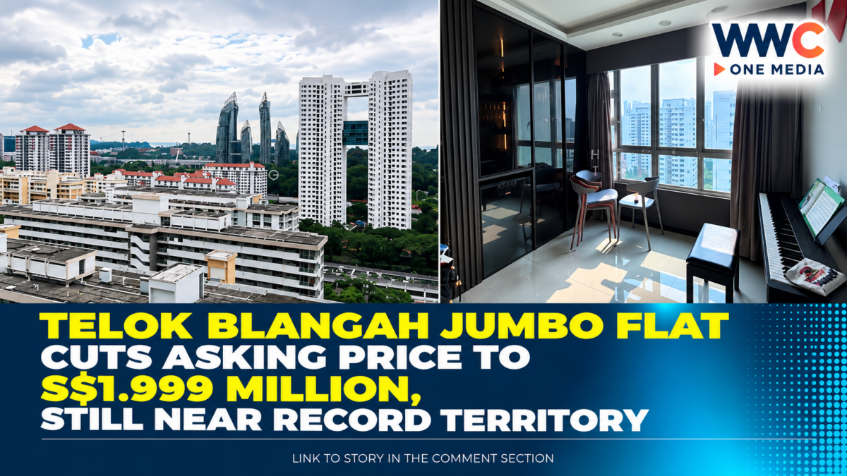 Telok Blangah Jumbo Flat Cuts Asking Price to S$1.999 Million, Still Near Record Territory