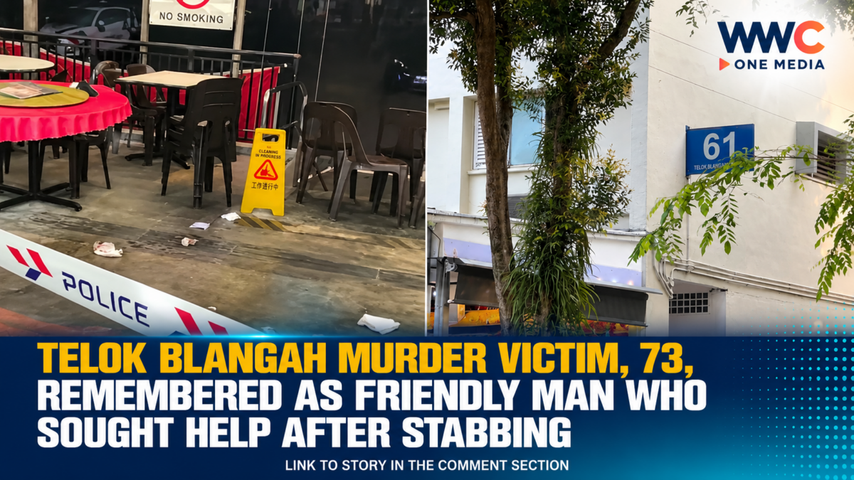 Telok Blangah Murder Victim, 73, Remembered as Friendly Man Who Sought Help After Stabbing