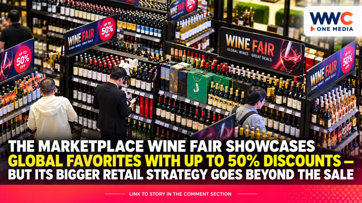 The Marketplace Wine Fair Showcases Global Favorites With Up to 50% Discounts — But Its Bigger Retail Strategy Goes Beyond the Sale