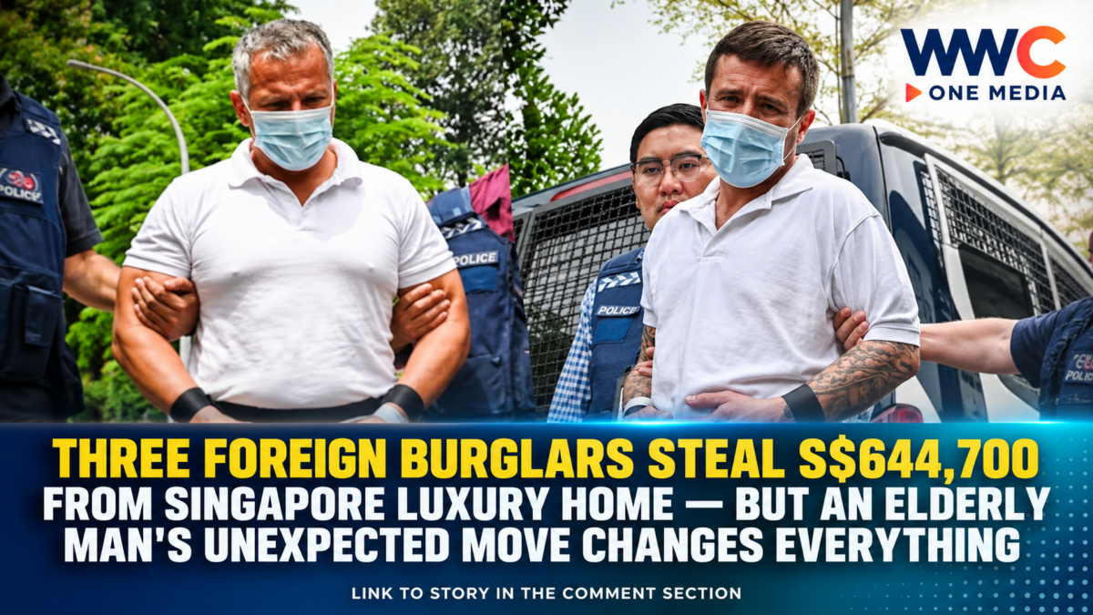 Three Foreign Burglars Steal S$644,700 From Singapore Luxury Home — But an Elderly Man’s Unexpected Move Changes Everything
