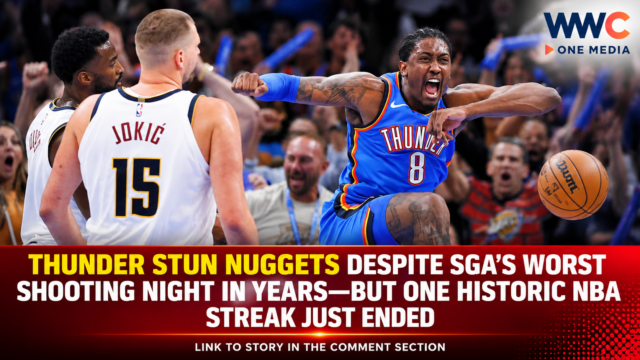 Thunder Stun Nuggets Despite SGA’s Worst Shooting Night in Years—But One Historic NBA Streak Just Ended