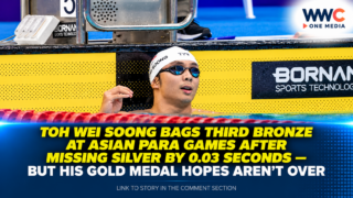 Toh Wei Soong Bags Third Bronze at Asian Para Games After Missing Silver by 0.03 Seconds — But His Gold Medal Hopes Aren’t Over