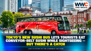 Tokyo’s New Sushi Bus Lets Tourists Eat Conveyor-Belt Sushi While Sightseeing — But There’s a Catch