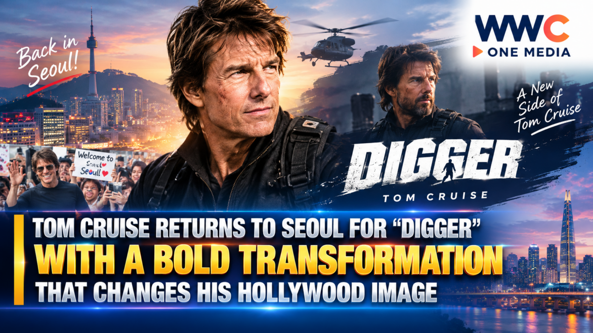 Tom Cruise Returns to Seoul for “Digger” With a Bold Transformation That Changes His Hollywood Image
