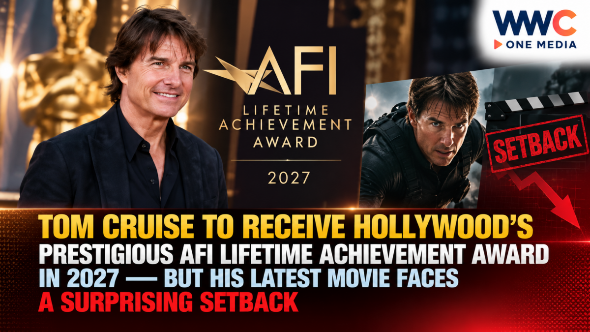 Tom Cruise to Receive Hollywood’s Prestigious AFI Lifetime Achievement Award in 2027 — But His Latest Movie Faces a Surprising Setback