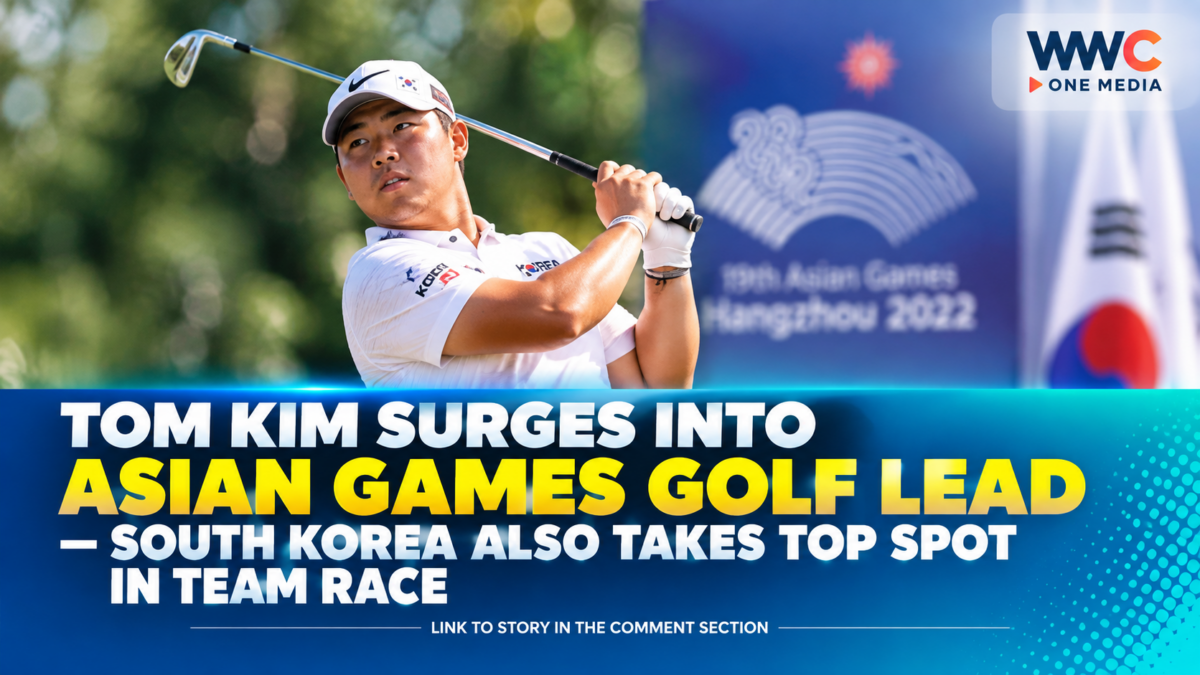 Tom Kim Surges Into Asian Games Golf Lead — South Korea Also Takes Top Spot in Team Race