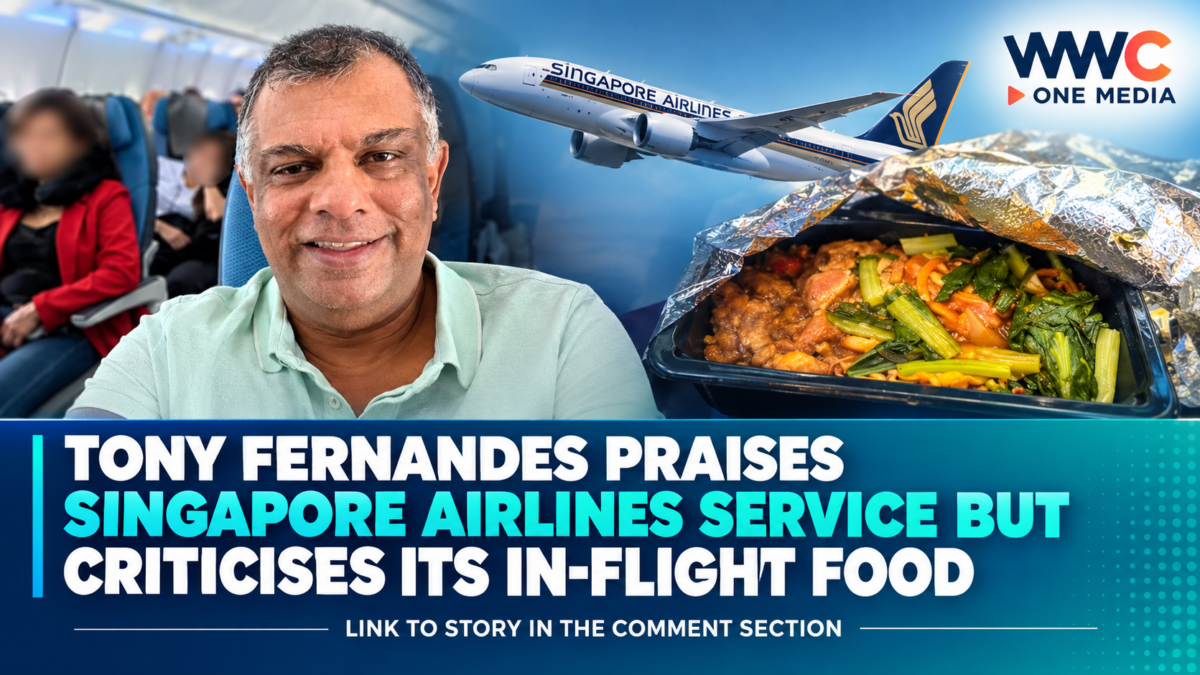 Tony Fernandes Praises Singapore Airlines Service but Criticises Its In-Flight Food
