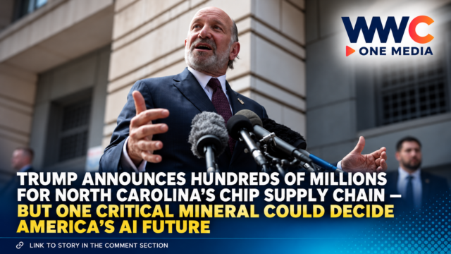 Trump Announces Hundreds of Millions for North Carolina’s Chip Supply Chain — But One Critical Mineral Could Decide America’s AI Future