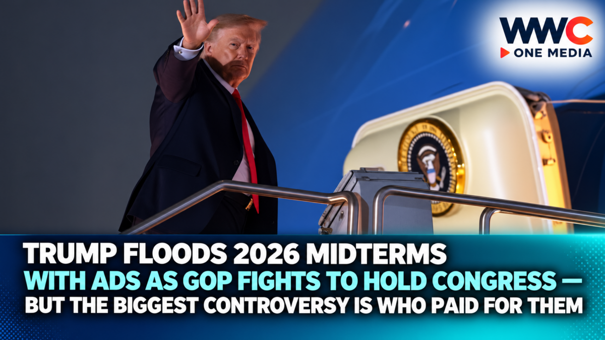 Trump Floods 2026 Midterms With Ads as GOP Fights to Hold Congress — But the Biggest Controversy Is Who Paid for Them
