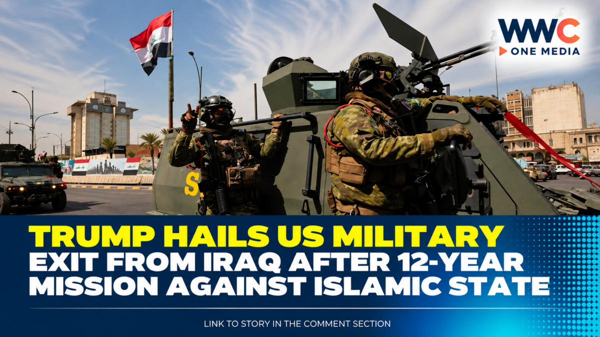 Trump Hails US Military Exit From Iraq After 12-Year Mission Against Islamic State