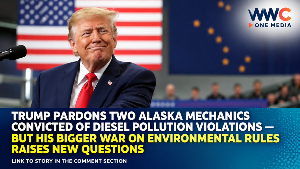 Trump Pardons Two Alaska Mechanics Convicted of Diesel Pollution Violations — But His Bigger War on Environmental Rules Raises New Questions