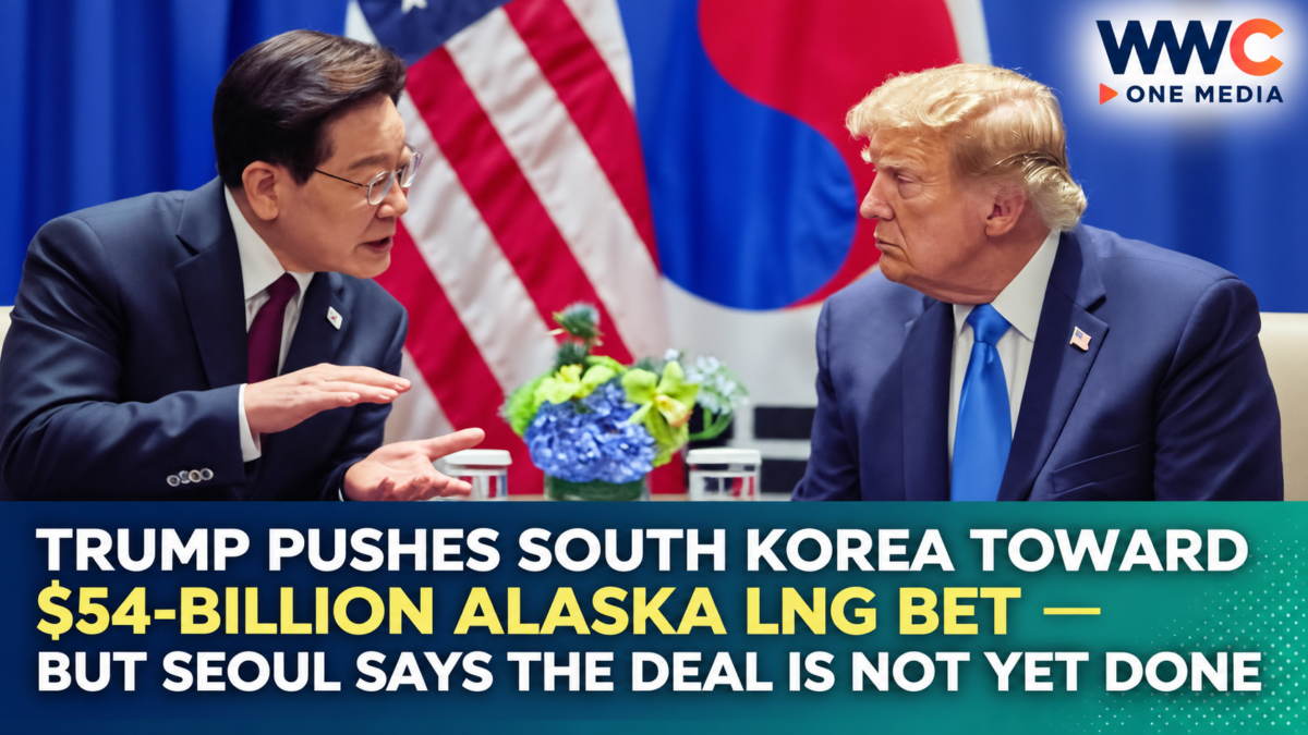 Trump Pushes South Korea Toward $54-Billion Alaska LNG Bet — But Seoul Says the Deal Is Not Yet Done