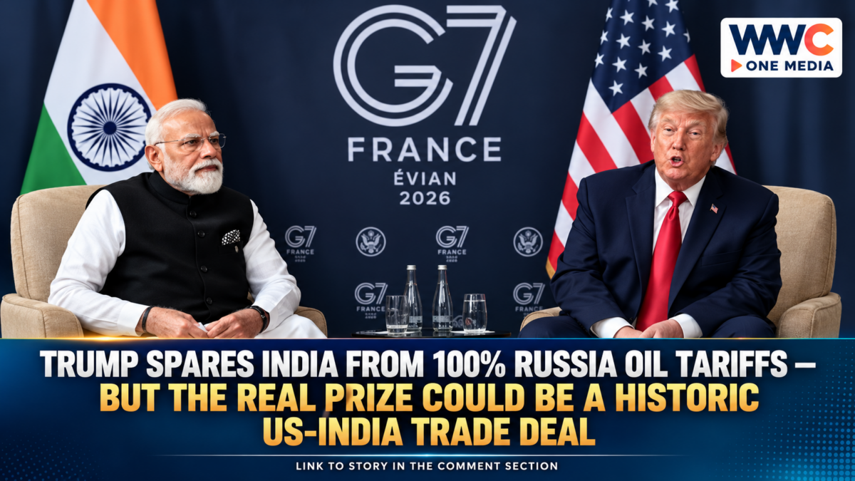Trump Spares India From 100% Russia Oil Tariffs — But the Real Prize Could Be a Historic US-India Trade Deal
