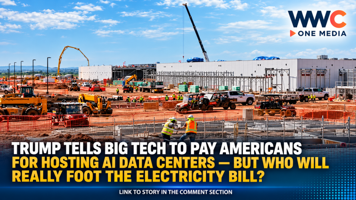 Trump Tells Big Tech to Pay Americans for Hosting AI Data Centers — But Who Will Really Foot the Electricity Bill?